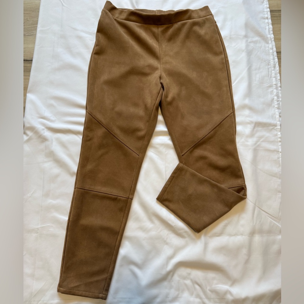 Philosophy Camel Suede Leggings